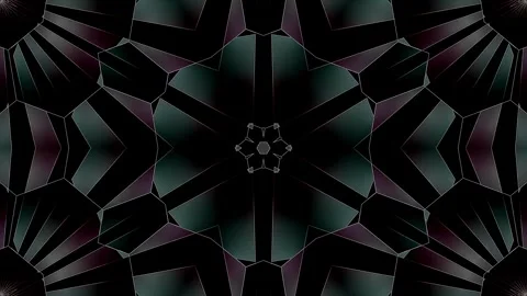 Abstract Kaleidoscope pattern with full colors. Magic mandala. 4k Stock-Footage 311879501