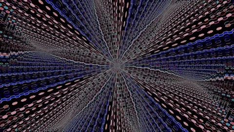 Abstract Kaleidoscope pattern with full colors. Magic mandala. 4k Stock Footage 321857713