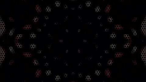 Abstract Kaleidoscope pattern with full colors. Magic mandala. 4k Stock Footage 322786181