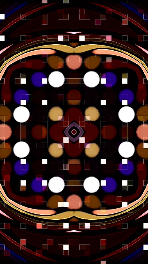 Abstract Kaleidoscope pattern with full colors. Magic mandala. 4k Stock Footage 325763021