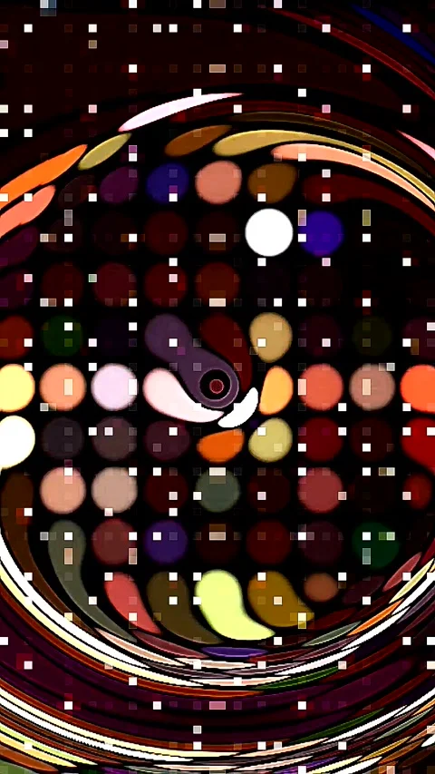 Abstract Kaleidoscope pattern with full colors. Magic mandala. 4k Stock Footage 325763057