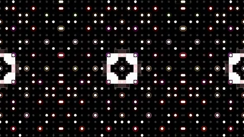 Abstract Kaleidoscope pattern with full colors. Magic mandala. 4k Video stock 327014140