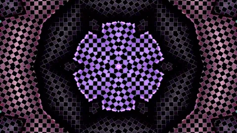Abstract Kaleidoscope pattern with full colors. Magic mandala. 4k Stock Footage 327234175