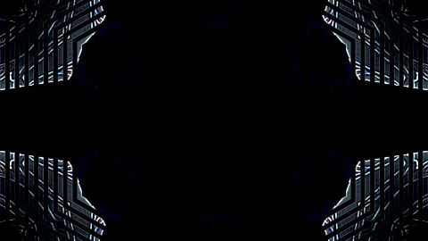 Abstract Kaleidoscope pattern with full colors. Magic mandala. 4k Stock-Footage 327747537