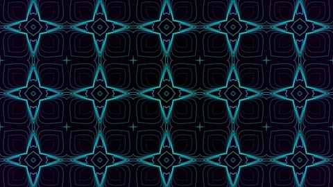 Abstract kaleidoscope pattern.4k mandala animation on screen. Stock Footage 332584126