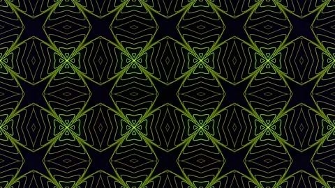 Abstract kaleidoscope pattern.4k mandala animation on screen. Stock Footage 332584147