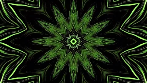 Abstract Kaleidoscope Patterns. 4K Geometric Animation Background. Video stock 171904798