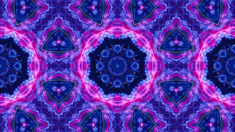 Abstract Kaleidoscope Patterns. 4K Motion Graphics Background. Stock Footage 142740405