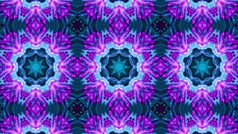 Abstract Kaleidoscope Patterns. 4K Motion Graphics Background. Stock Footage 142741392