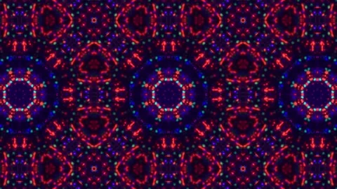 Abstract Kaleidoscope Patterns. 4K Motion Graphics Background. Stock Footage 142741903