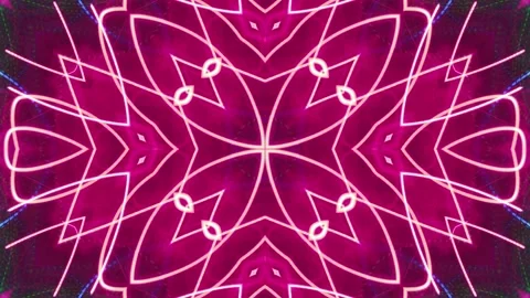Abstract Kaleidoscope Patterns. 4K Motion Graphics Background. Stock Footage 143763086