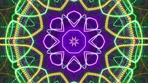 Abstract Kaleidoscope Patterns. 4K Motion Graphics Background. Stock Footage 143764844