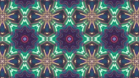 Abstract Kaleidoscope Patterns. 4K Motion Graphics Background. Stock Footage 143769738