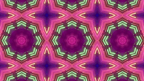 Abstract Kaleidoscope Patterns. 4K Motion Graphics Background. Stock Footage 143951150