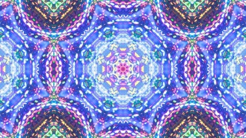 Abstract Kaleidoscope Patterns. 4K Motion Graphics Background. Stock Footage 143952252