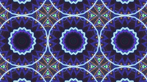Abstract Kaleidoscope Patterns. 4K Motion Graphics Background. Stock Footage 143958392