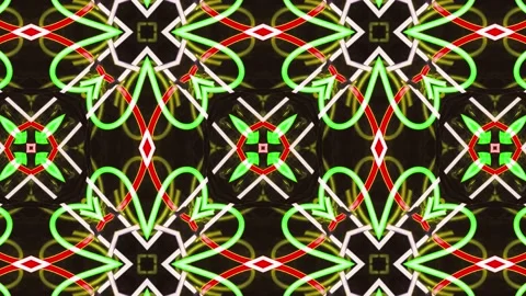 Abstract Kaleidoscope Patterns. 4K Motion Graphics Background. Stock Footage 143959124