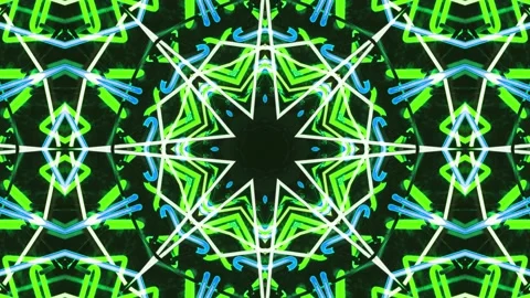 Abstract Kaleidoscope Patterns. 4K Motion Graphics Background. Stock Footage 143959126