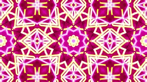 Abstract Kaleidoscope Patterns. 4K Motion Graphics Background. Stock Footage 143960748