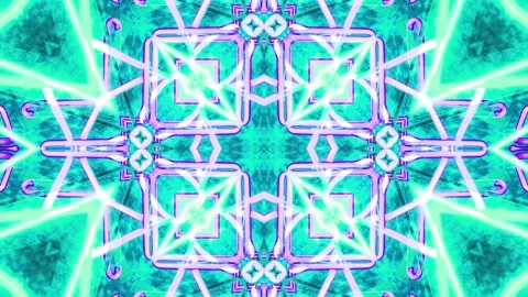 Abstract Kaleidoscope Patterns. 4K Motion Graphics Background. Stock Footage 143960784