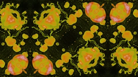 Abstract Kaleidoscope Patterns. 4K Motion Graphics Background. Stock Footage 143962097