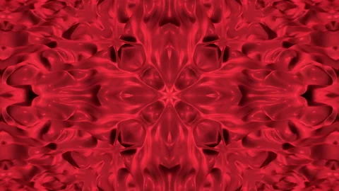 Abstract kaleidoscope red colored. Stock Footage 105908347