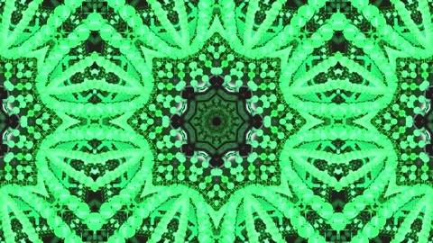 Abstract Kaleidoscope Sequence Patterns. 4K Animation Background. Stock Footage 143988659