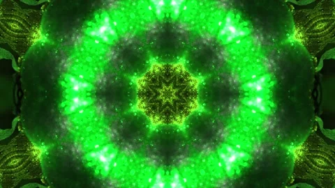 Abstract Kaleidoscope Sequence Patterns. 4K Animation Background. Stock Footage 143989055