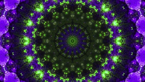 Abstract Kaleidoscope Sequence Patterns. 4K Animation Background. Stock Footage 143991629