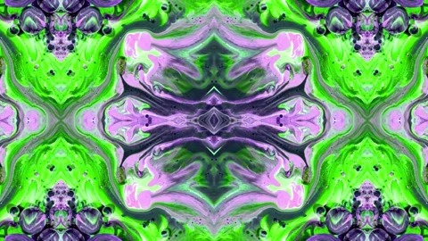 Abstract Kaleidoscope Sequence Patterns. 4K Animation Background. Stock Footage 143996549