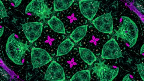 Abstract Kaleidoscope Sequence Patterns. 4K Animation Background. Stock Footage 143998301