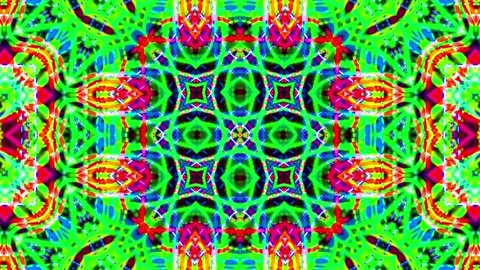 Abstract Kaleidoscope Sequence Patterns. 4K Animation Background. Stock Footage 143999662