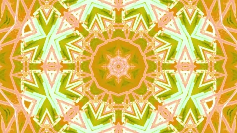 Abstract Kaleidoscope Sequence Patterns. 4K Animation Background. Stock Footage 144651178