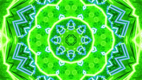 Abstract Kaleidoscope Sequence Patterns. 4K Animation Background. Stock Footage 144651185