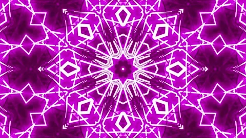 Abstract Kaleidoscope Sequence Patterns. 4K Animation Background. Stock Footage 144651633