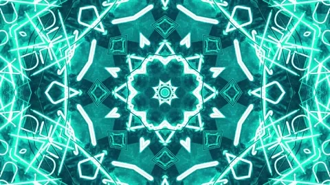 Abstract Kaleidoscope Sequence Patterns. 4K Animation Background. Stock Footage 144651664