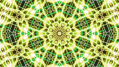 Abstract Kaleidoscope Sequence Patterns. 4K Animation Background. Stock Footage 144653006