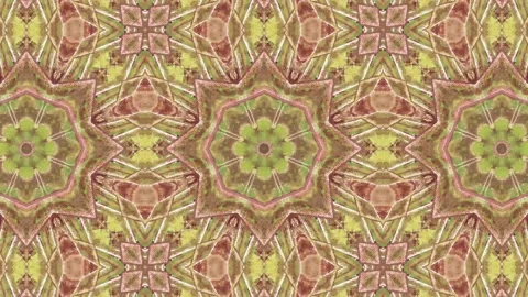 Abstract Kaleidoscope Sequence Patterns. 4K Animation Background. Stock Footage 144858378