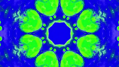 Abstract Kaleidoscope Sequence Patterns. 4K Animation Background. Stock Footage 144858394