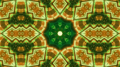 Abstract Kaleidoscope Sequence Patterns. 4K Animation Background. Stock Footage 144859131