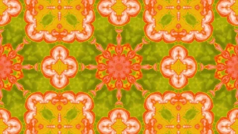 Abstract Kaleidoscope Sequence Patterns. 4K Animation Background. Stock Footage 144859356