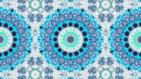 Abstract Kaleidoscope Sequence Patterns. 4K Animation Background. Stock Footage 144859784