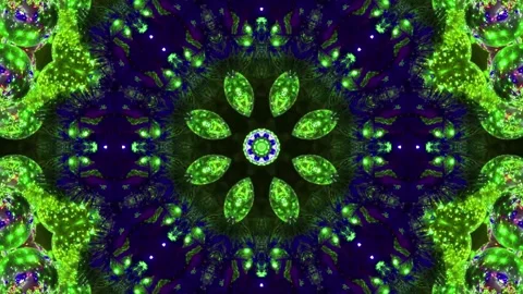Abstract Kaleidoscope Sequence Patterns. 4K Animation Background. Stock Footage 144859850