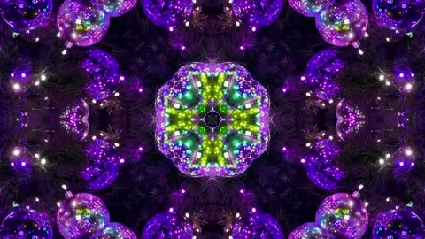 Abstract Kaleidoscope Sequence Patterns. 4K Animation Background. Stock Footage 144859870