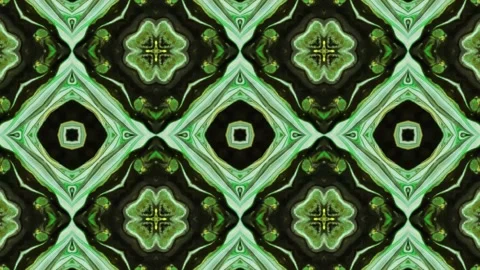 Abstract Kaleidoscope Sequence Patterns. 4K Animation Background. Stock Footage 144861795