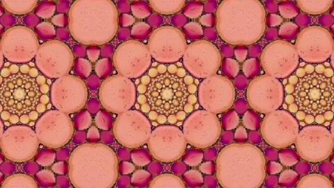 Abstract Kaleidoscope Sequence Patterns. 4K Animation Background. Stock Footage 144862034