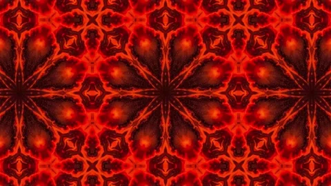 Abstract Kaleidoscope Sequence Patterns. 4K Animation Background. Stock Footage 144862046