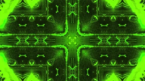 Abstract Kaleidoscope Sequence Patterns. 4K Animation Background. Stock Footage 144862152