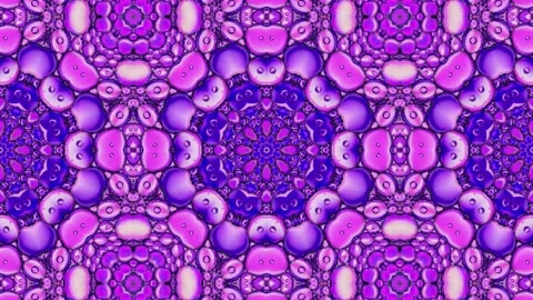 Abstract Kaleidoscope Sequence Patterns. 4K Animation Background. Stock Footage 145172936