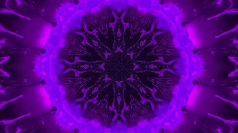 Abstract Kaleidoscope Sequence Patterns. 4K Animation Background. Stock Footage 145172939